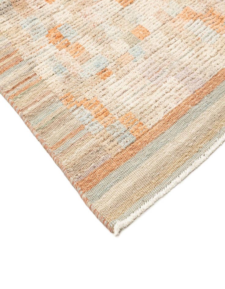 Detail image of  8' x 10'  Hand Knotted Beni Marok Rug