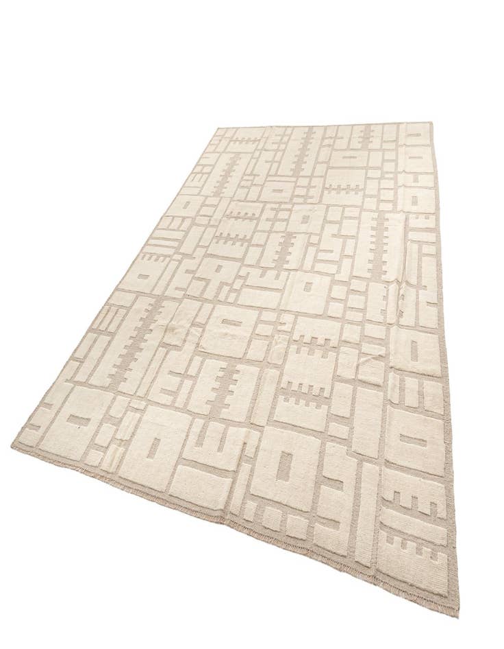 Detail image of  9' 5 x 12' 1  Hand Knotted Beni Marok Rug