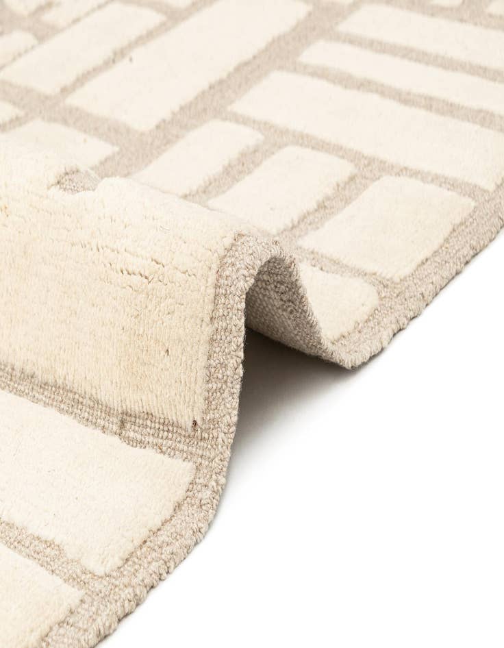 Detail image of  9' 5 x 12' 1  Hand Knotted Beni Marok Rug