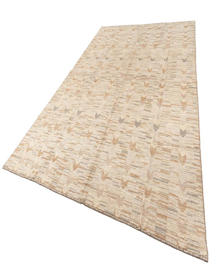 Detail image of  10' 3 x 14'  Hand Knotted Beni Marok Rug