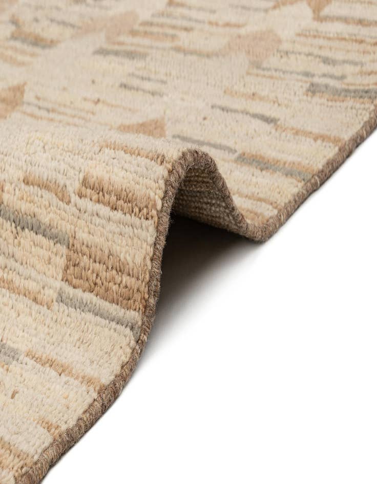 Detail image of  10' 3 x 14'  Hand Knotted Beni Marok Rug