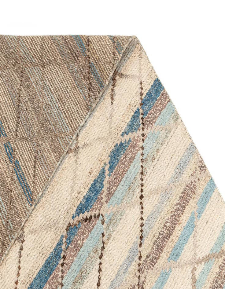 Detail image of  7' 9 x 9' 10  Hand Knotted Beni Marok Rug