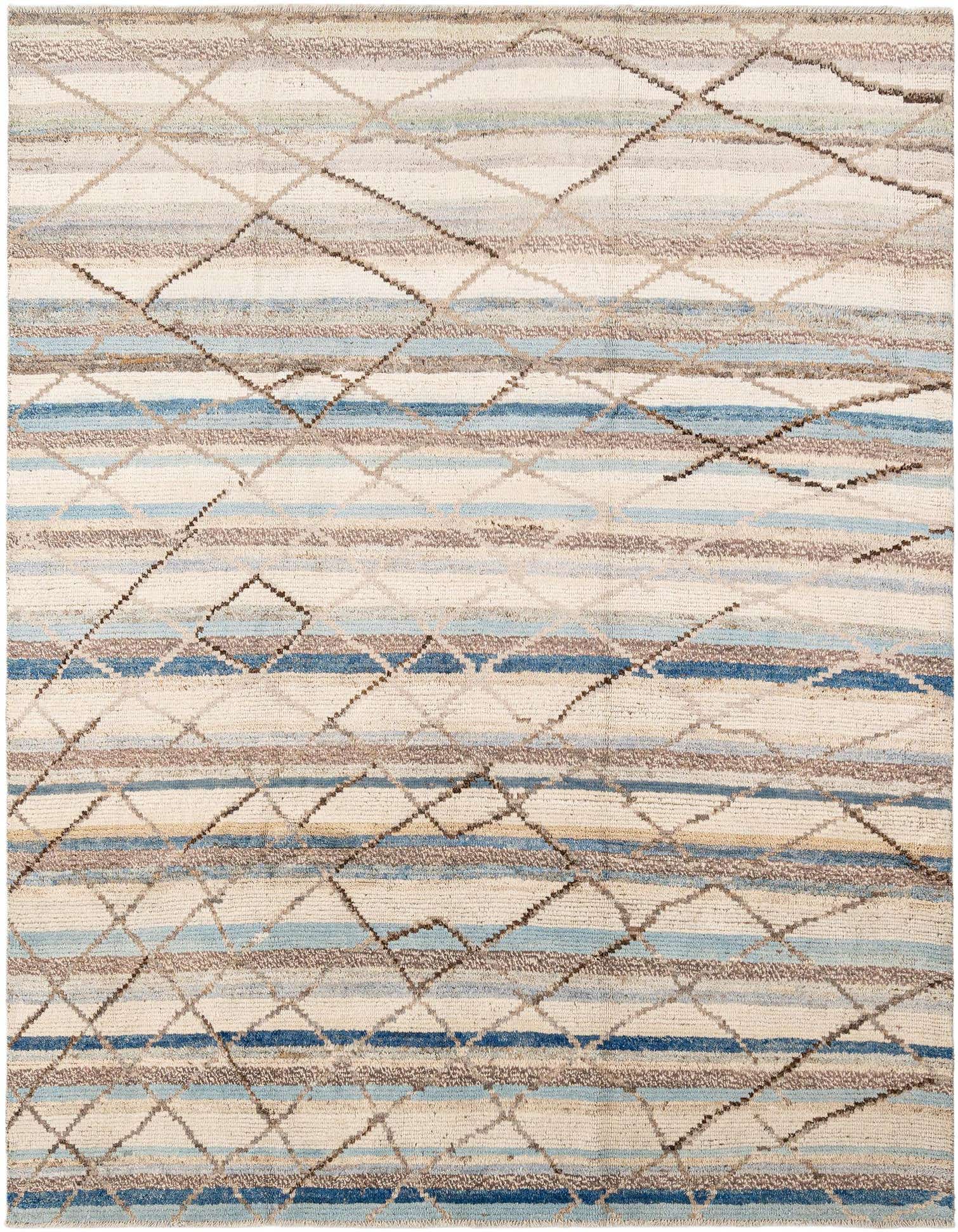 Primary image  7' 9 x 9' 10  Hand Knotted Beni Marok Rug