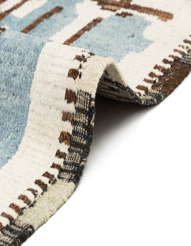 Detail image of  8' 4 x 10'  Hand Knotted Beni Marok Rug