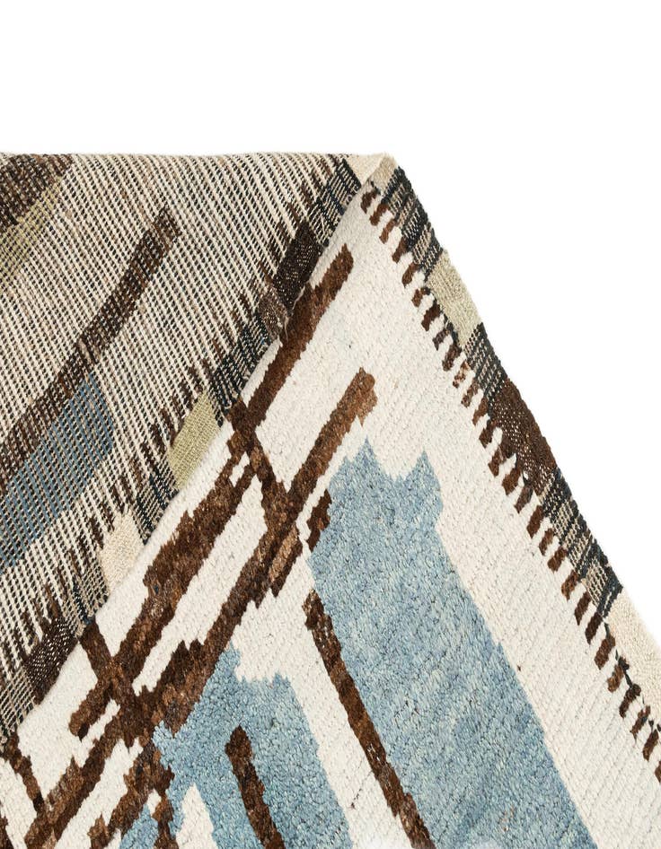 Detail image of  8' 4 x 10'  Hand Knotted Beni Marok Rug