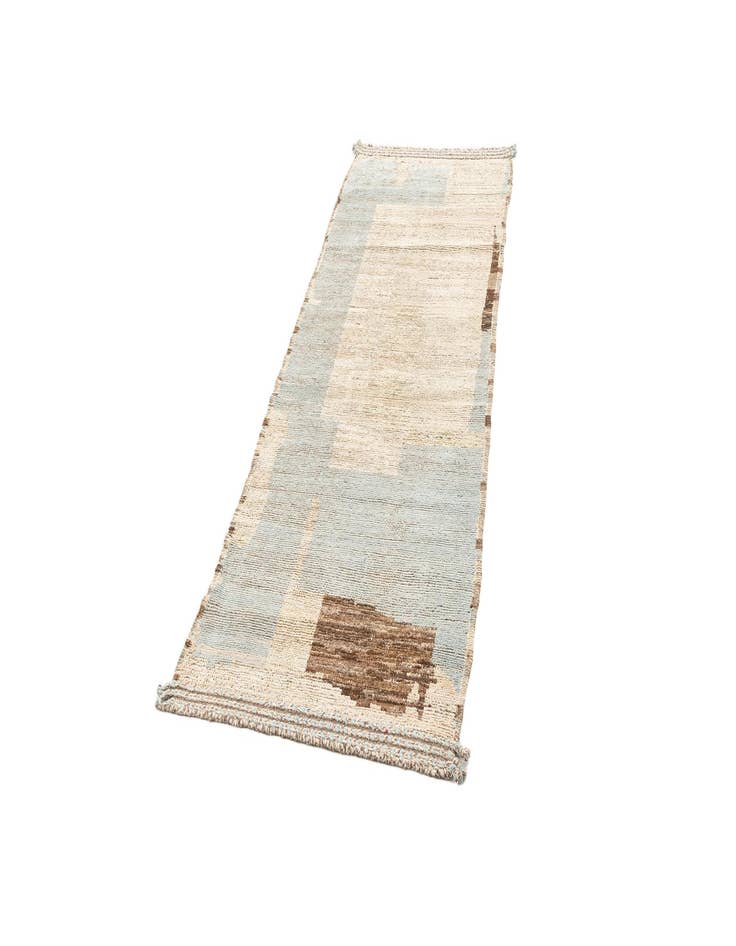 Detail image of  3' 3 x 9' 3  Hand Knotted Beni Marok Rug