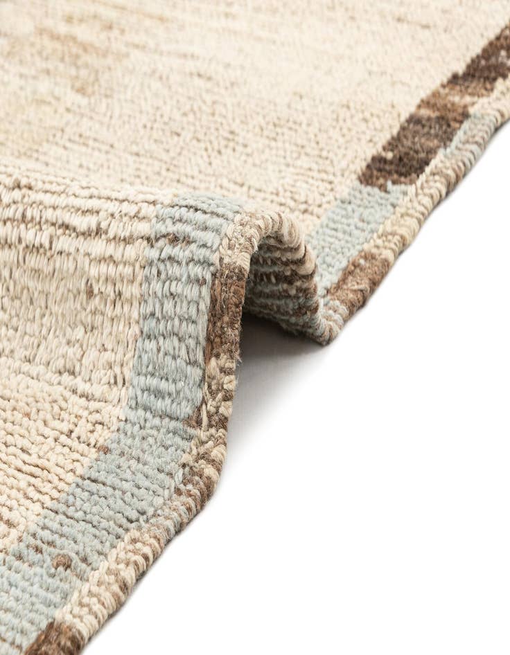 Detail image of  3' 3 x 9' 3  Hand Knotted Beni Marok Rug