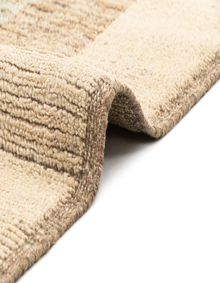 Detail image of  3' x 8' 11  Hand Knotted Beni Marok Rug