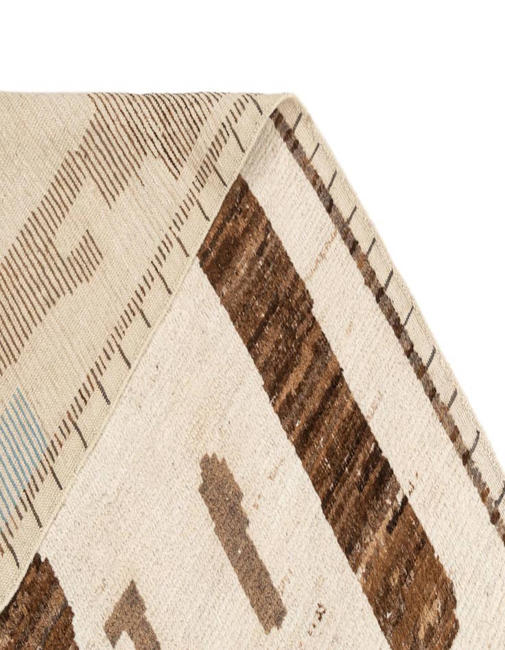 Detail image of  9' 11 x 13' 7  Hand Knotted Beni Marok Rug