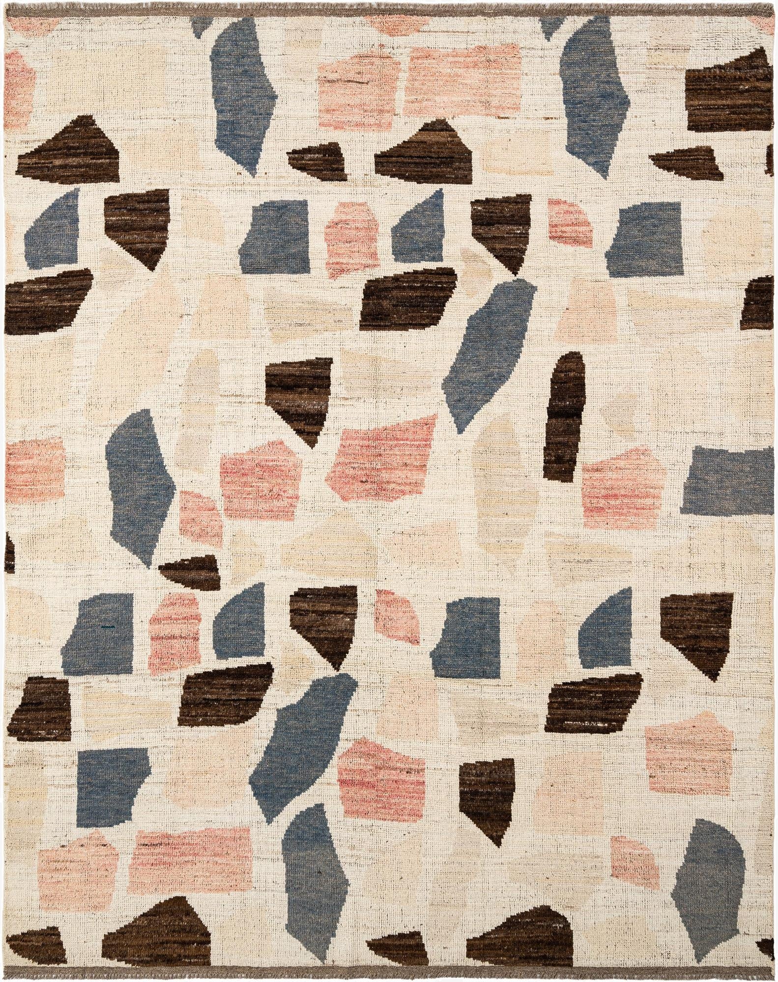  8' 2 x 10' 4  Hand Knotted Beni Marok Rug