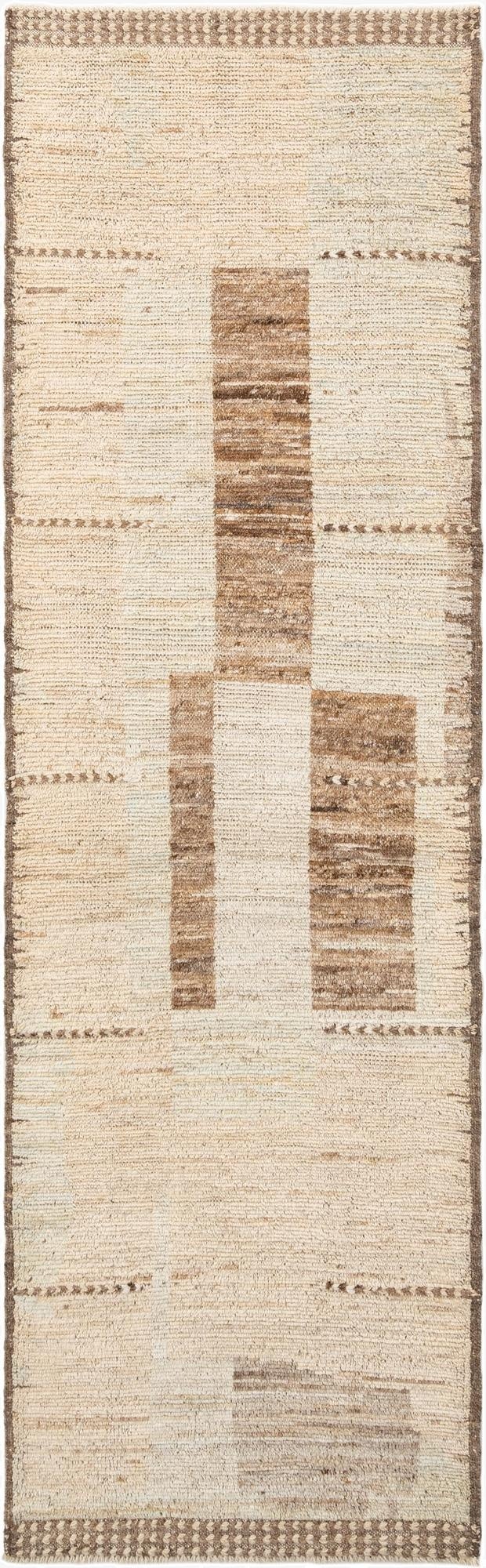  2' 9 x 8' 10  Hand Knotted Beni Marok Rug