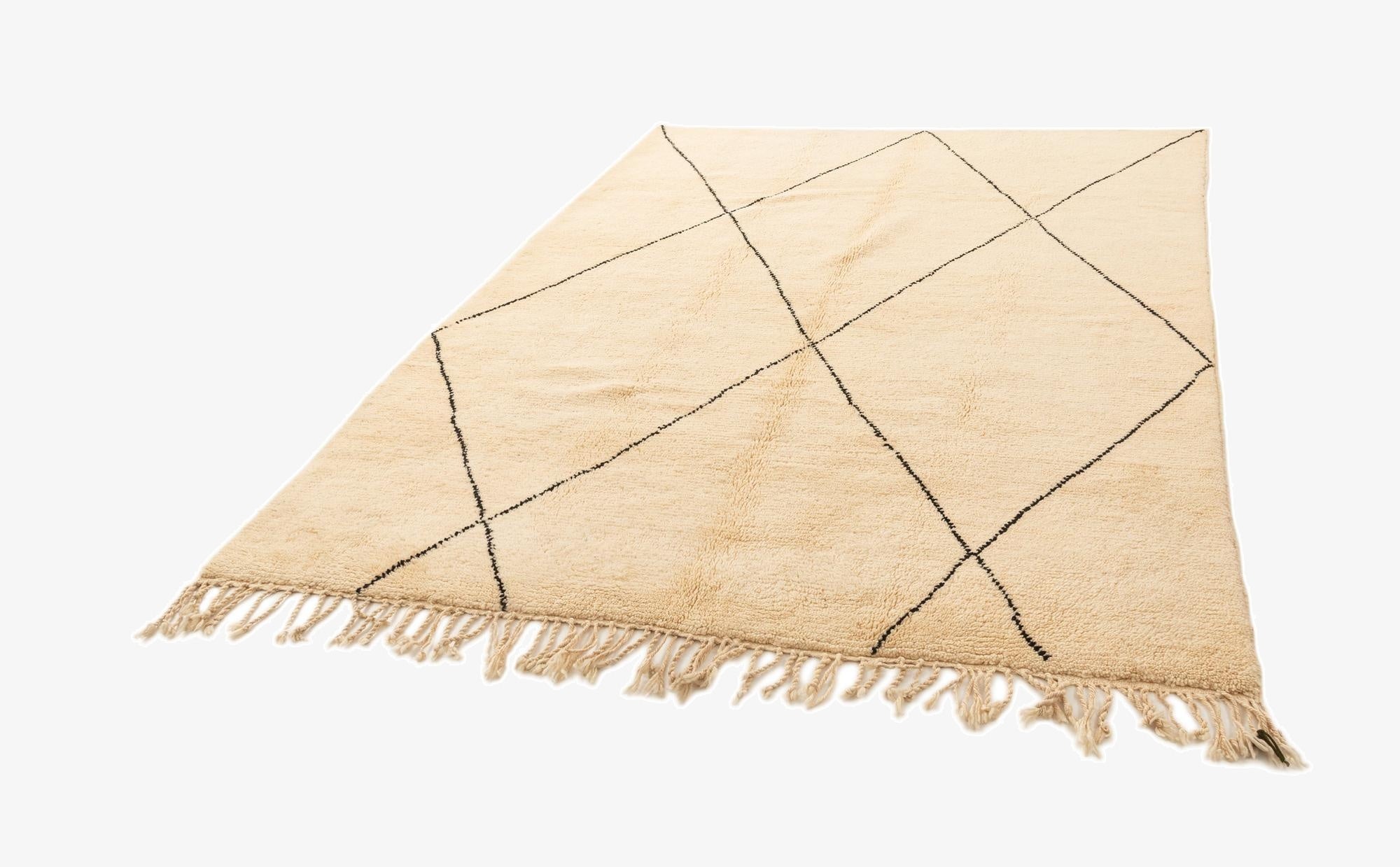  6' 9 x 9' 4 Berber Rug