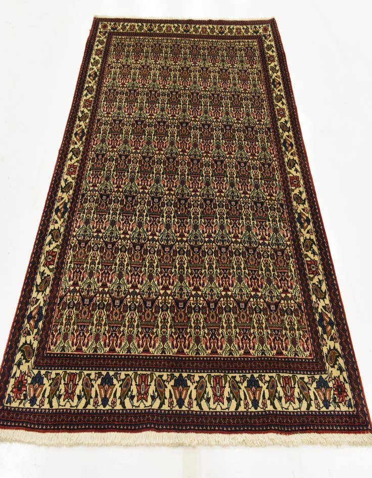 Detail image of  5' 2 x 6' 8  Hand Knotted Bidjar Persian Rug