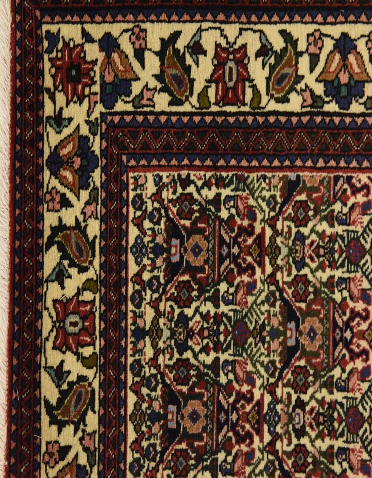 Detail image of  5' 2 x 6' 8  Hand Knotted Bidjar Persian Rug