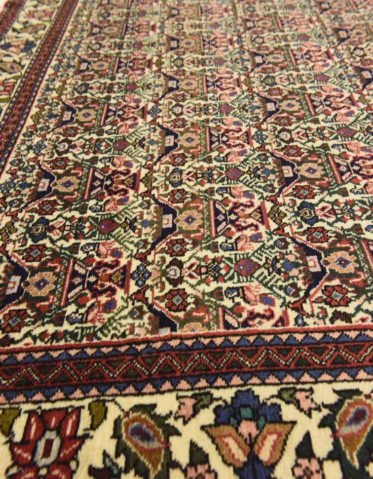 Detail image of  5' 2 x 6' 8  Hand Knotted Bidjar Persian Rug