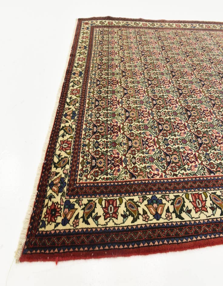 Detail image of  5' 2 x 6' 8  Hand Knotted Bidjar Persian Rug