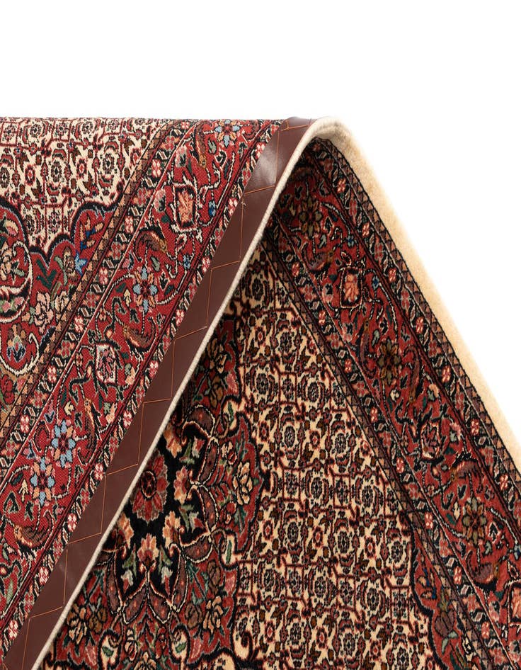 Detail image of  3' 2 x 5' 5 Bidjar With Silk Rug