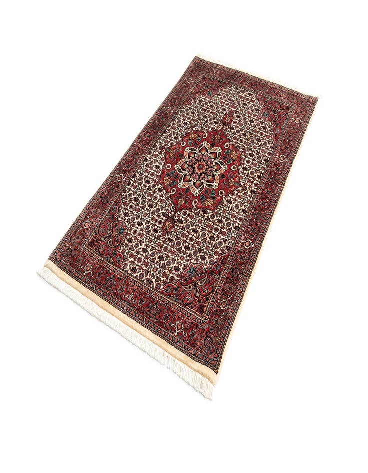 Detail image of  3' 7 x 6' 1 Bidjar With Silk Rug