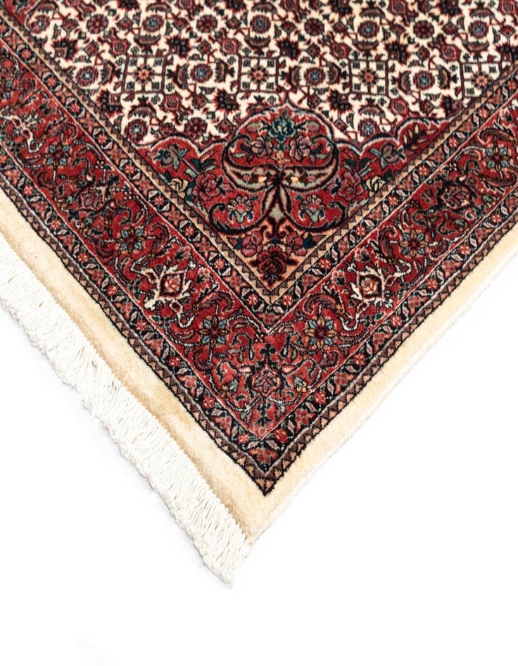 Detail image of  3' 7 x 6' 1 Bidjar With Silk Rug