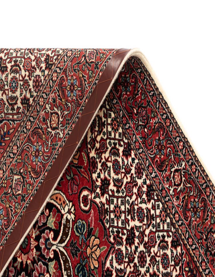 Detail image of  3' 7 x 6' 1 Bidjar With Silk Rug