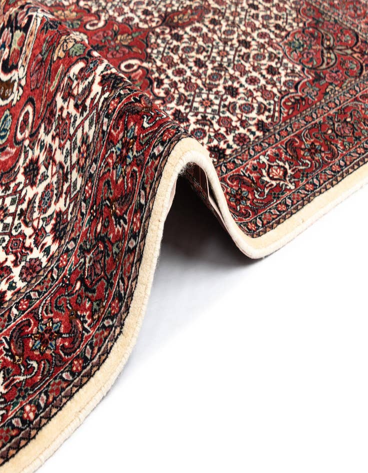 Detail image of  3' 7 x 6' 1 Bidjar With Silk Rug