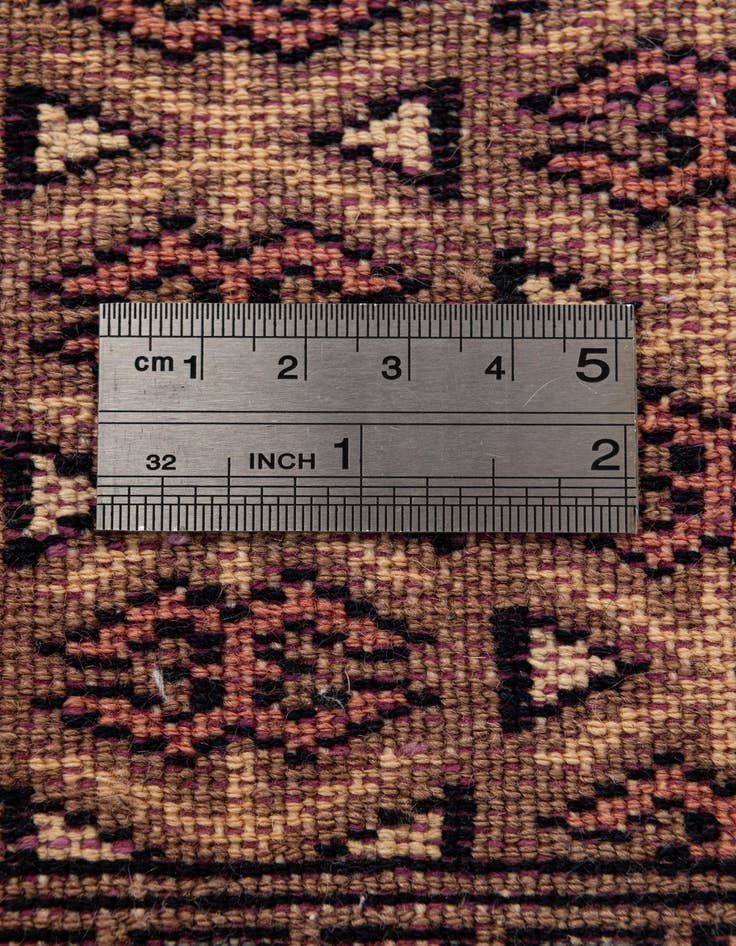 Detail image of  2' 6 x 4'  Hand Knotted Bokhara Oriental Wool Rug