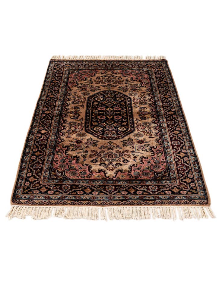 Detail image of  3' 1 x 5' 4  Hand Knotted Bokhara Wool Rug