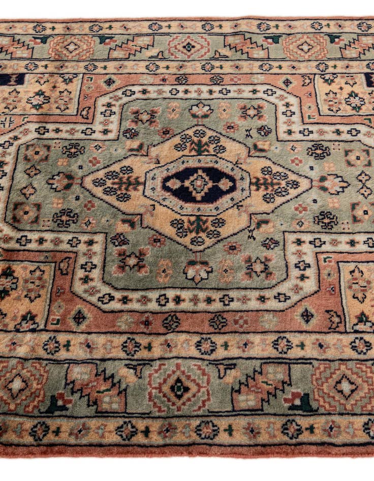Detail image of  3' 2 x 5' 11  Hand Knotted Bokhara Rug