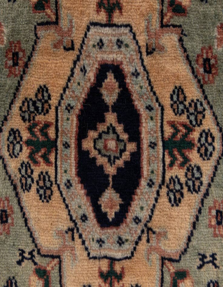 Detail image of  3' 2 x 5' 11  Hand Knotted Bokhara Rug