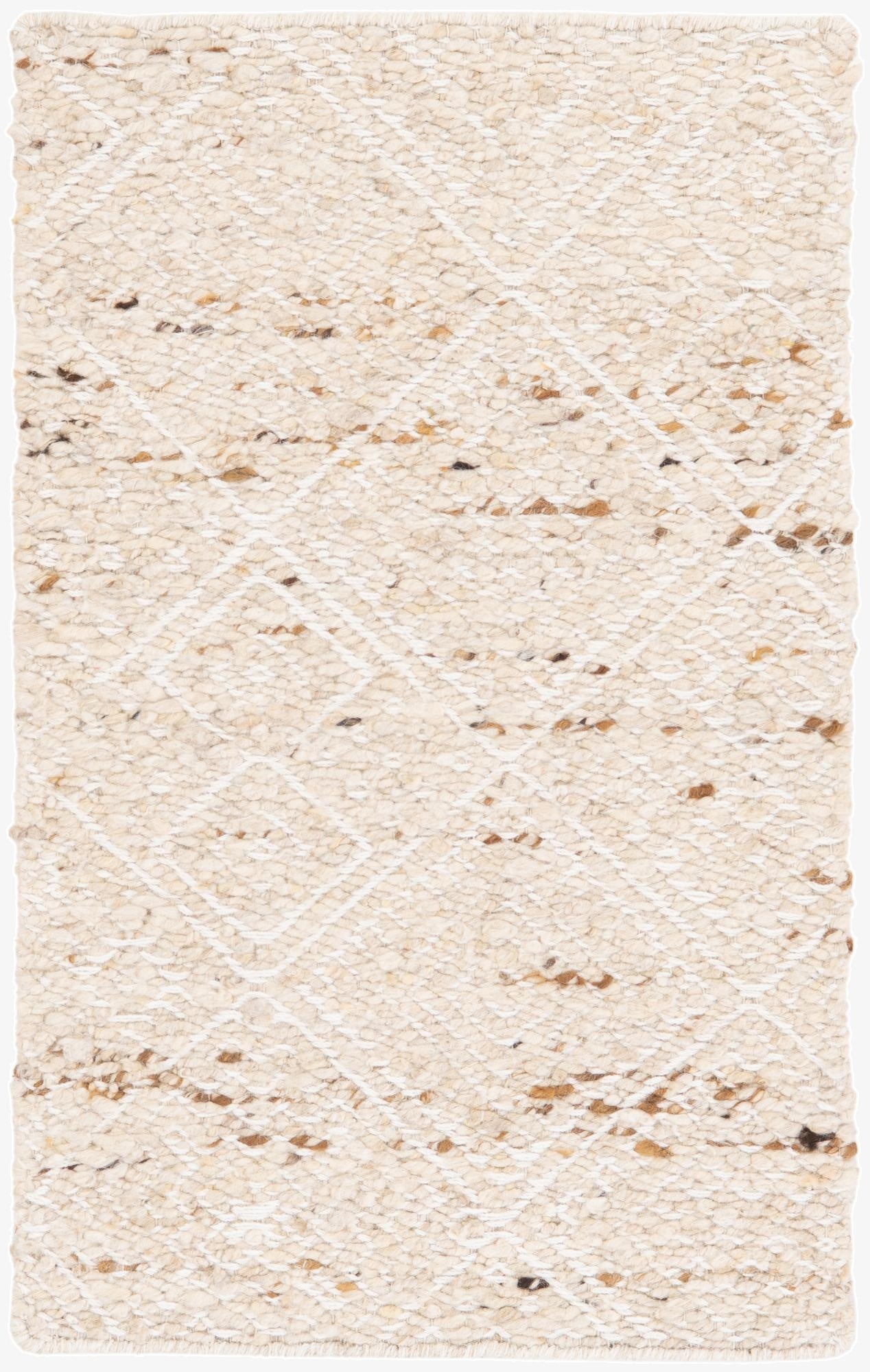  2' x 3' 2  Hand Knotted Braided Jute Rug