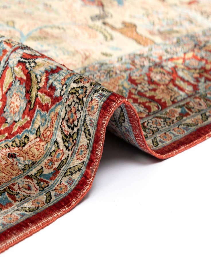 Detail image of  3' 6 x 5' 1 China Silk Rug