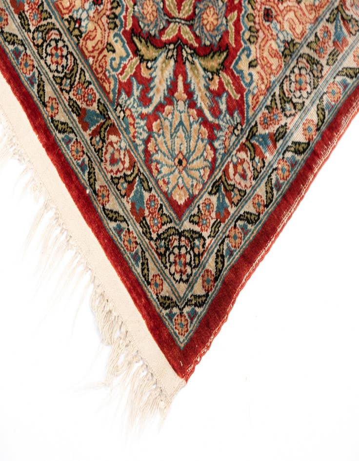 Detail image of  3' 6 x 5' 1 China Silk Rug