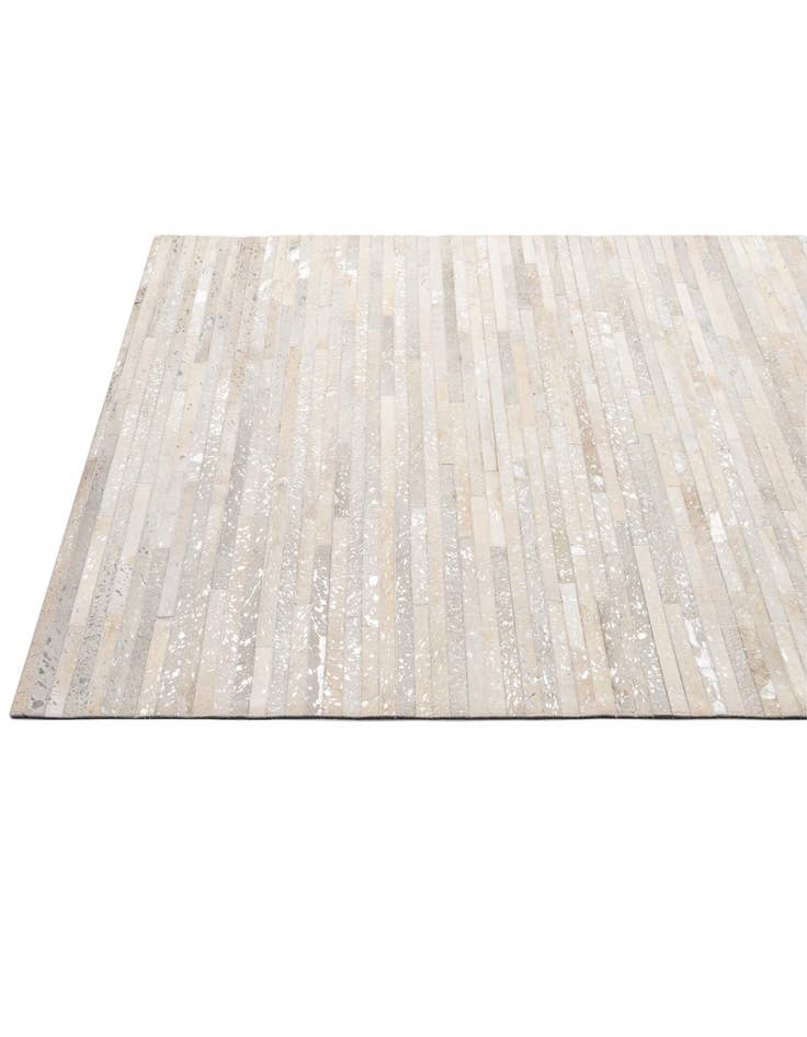 Detail image of  5' 2 x 7' 11 Cowhide - Patchwork Rug