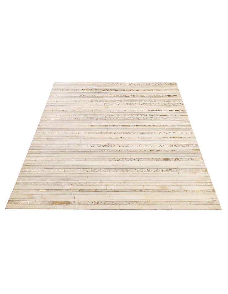 Detail image of  5' 3 x 7' 11 Cowhide - Patchwork Rug