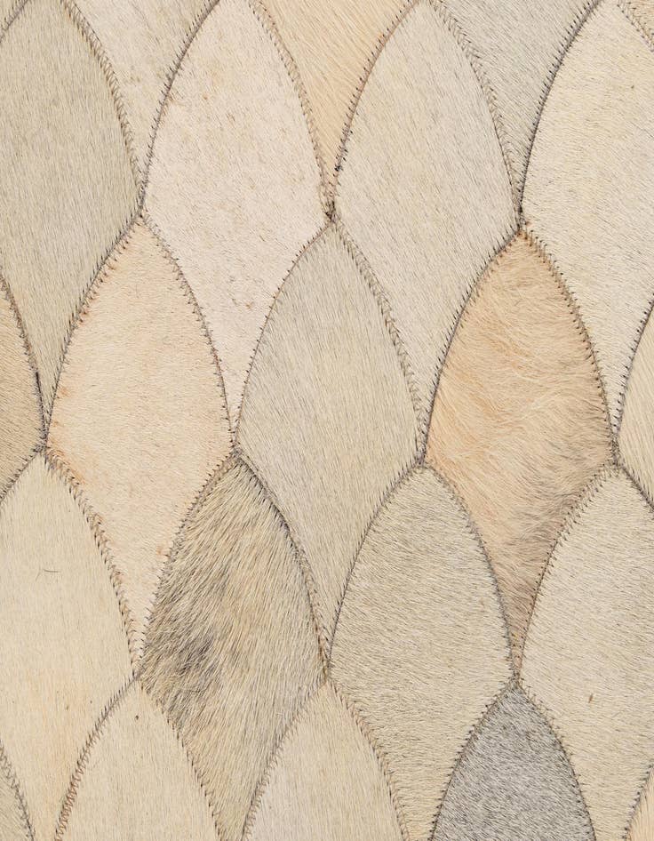 Detail image of  5' x 7' 11 Cowhide - Patchwork Rug