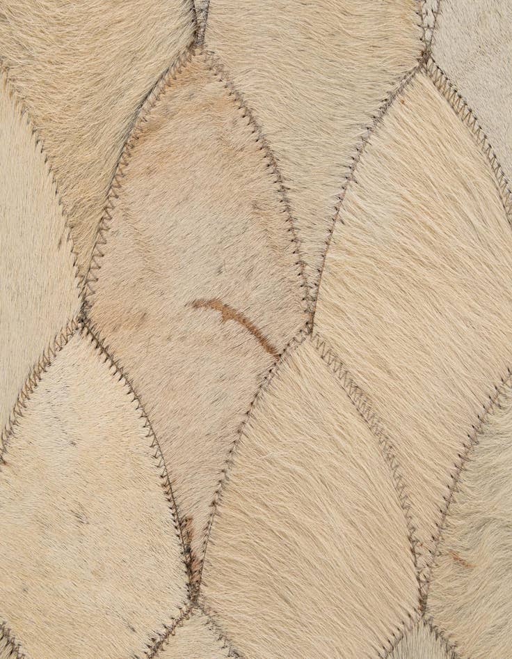 Detail image of  5' x 7' 11 Cowhide - Patchwork Rug
