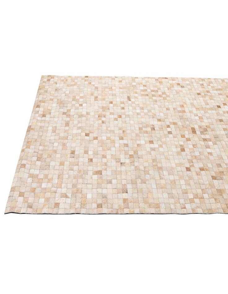 Detail image of  5' 2 x 8' Cowhide - Patchwork Rug