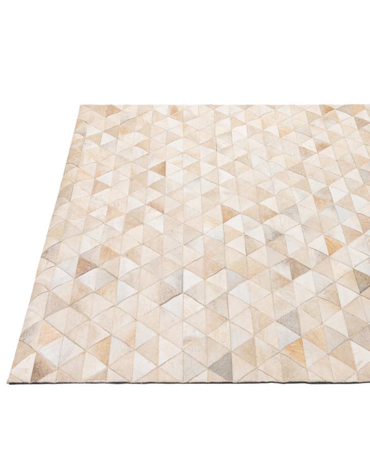 Detail image of  5' 2 x 8' 2 Cowhide - Patchwork Rug