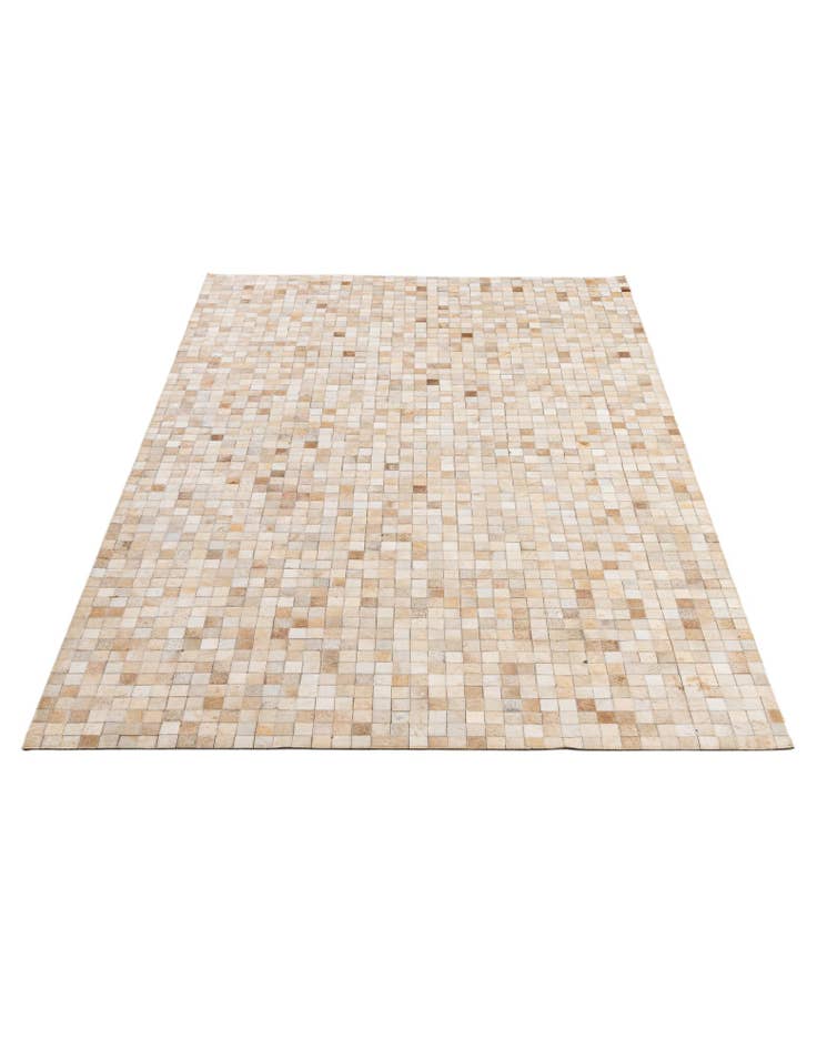 Detail image of  5' 1 x 8' 1 Cowhide - Patchwork Rug