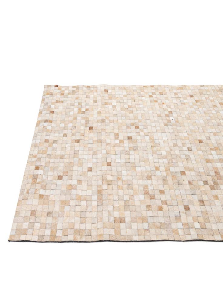 Detail image of  5' 1 x 8' 1 Cowhide - Patchwork Rug