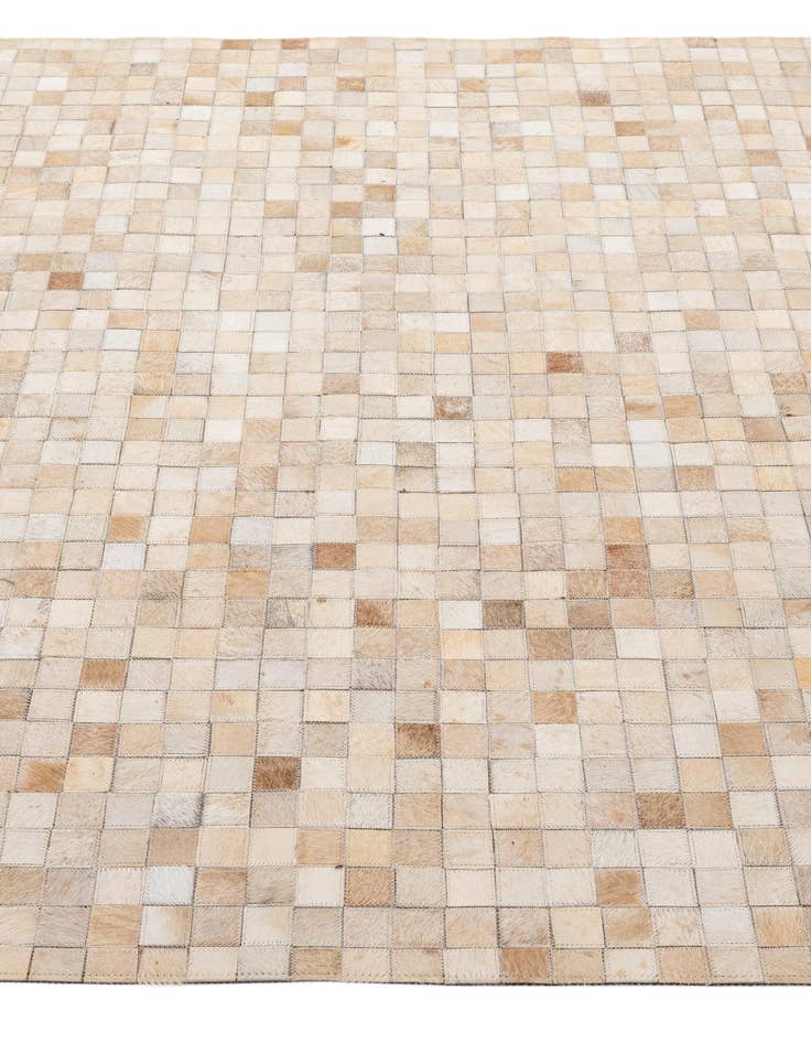 Detail image of  5' 1 x 8' 1 Cowhide - Patchwork Rug