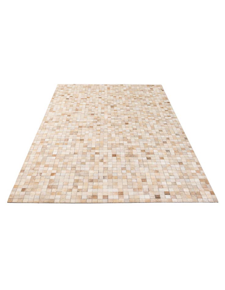 Detail image of  5' 1 x 8' Cowhide - Patchwork Rug