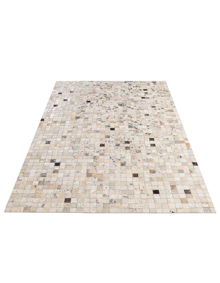 Detail image of  5' 1 x 8' Cowhide - Patchwork Rug