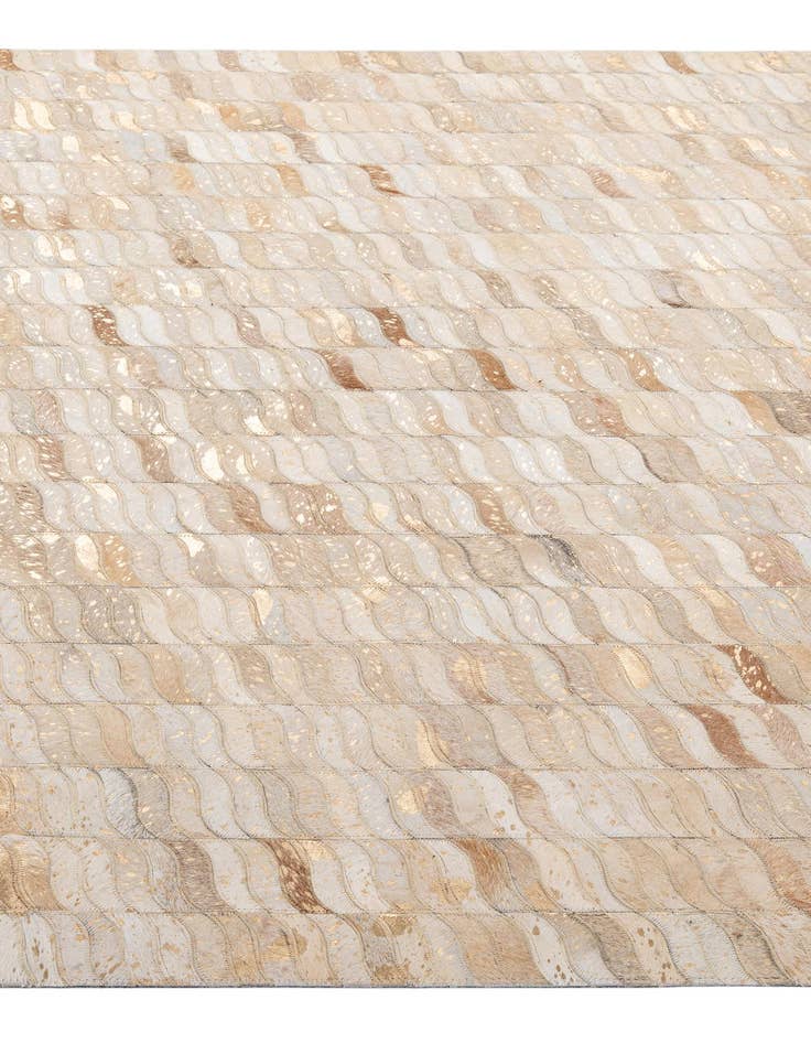 Detail image of  5' x 8' Cowhide - Patchwork Rug