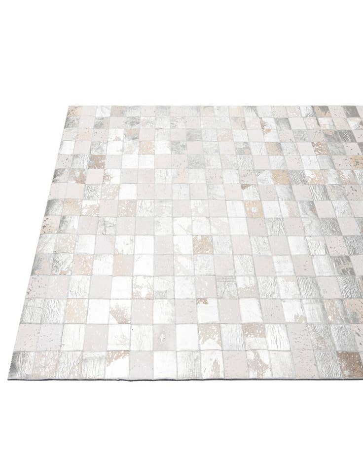 Detail image of  5' x 7' 11 Cowhide - Patchwork Rug