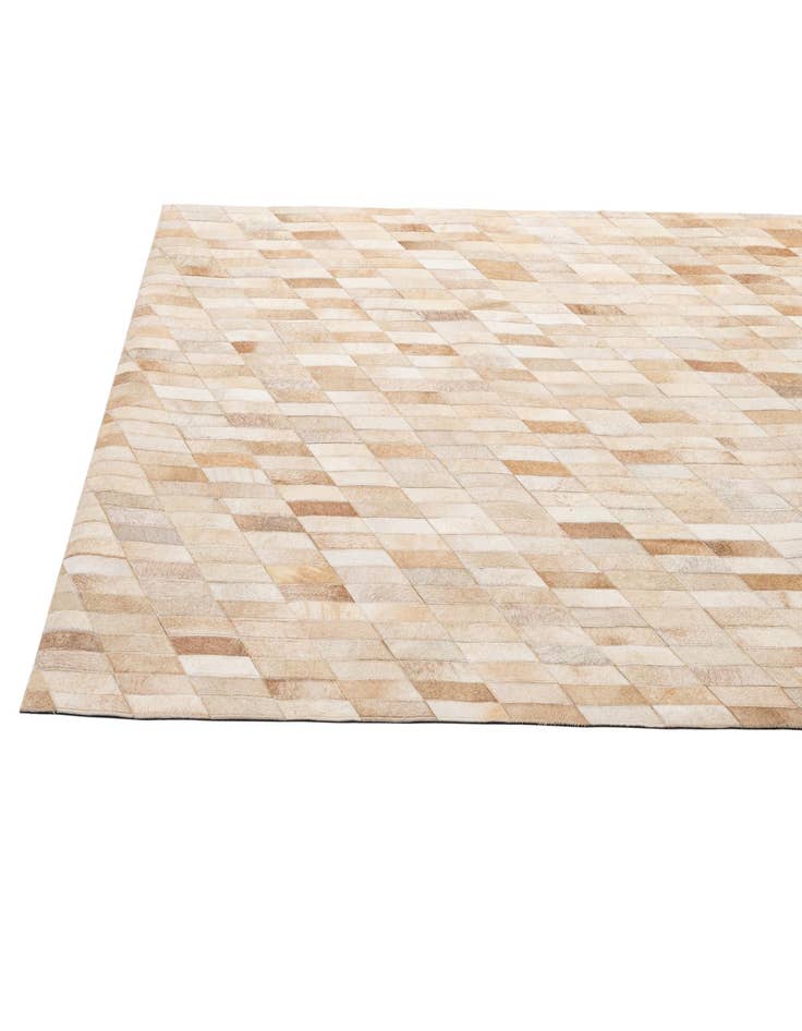 Detail image of  5' 1 x 7' 11 Cowhide - Patchwork Rug