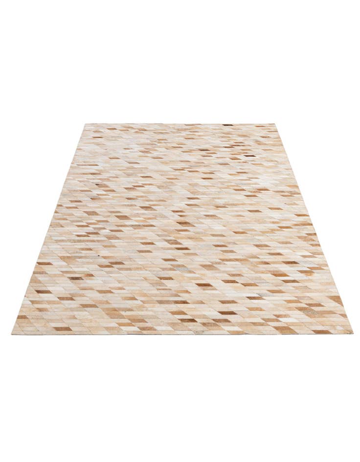 Detail image of  5' 1 x 7' 11 Cowhide - Patchwork Rug