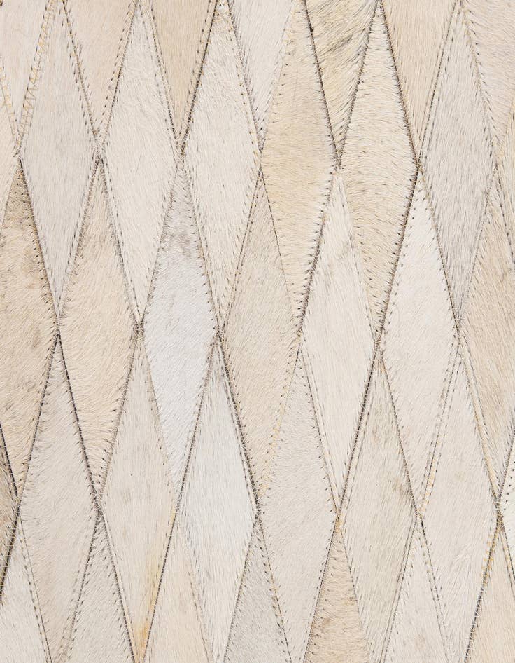 Detail image of  5' 1 x 8' 2 Cowhide - Patchwork Rug