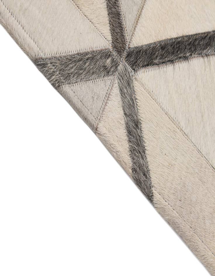 Detail image of  5' x 7' 11 Cowhide - Patchwork Rug