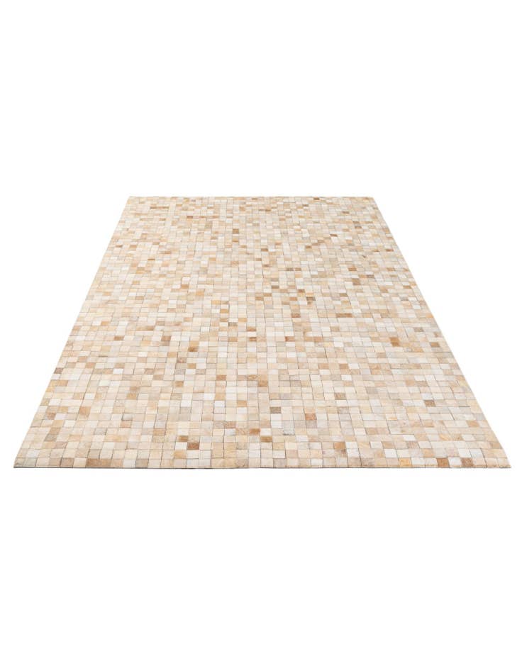 Detail image of  5' 1 x 8' 1 Cowhide - Patchwork Rug